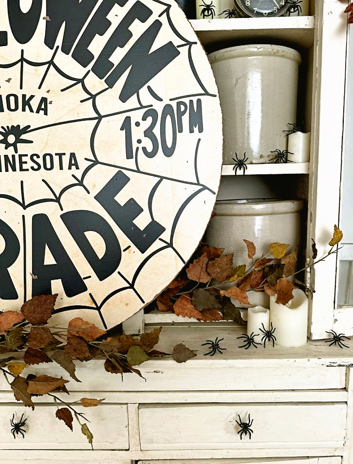 Halloween Parade Sign