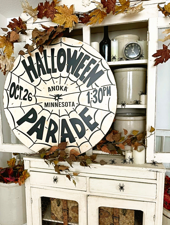 Halloween Parade Sign