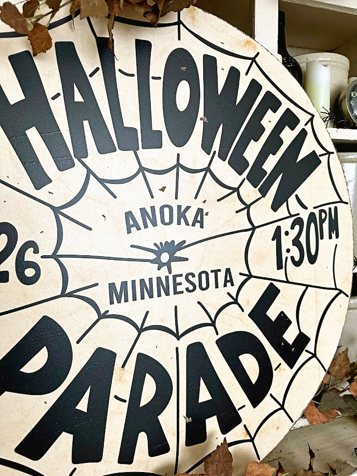 Halloween Parade Sign