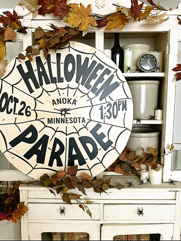 Halloween Parade Sign